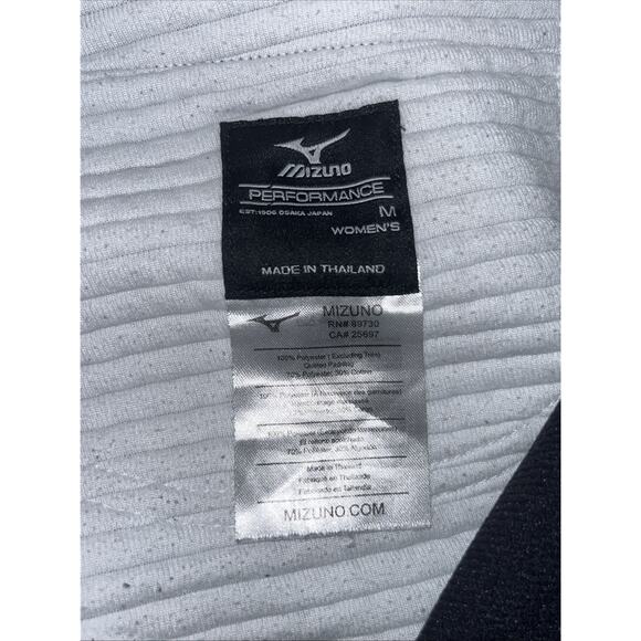 Mizuno Performance Softball Crop Pants Women's Size Medium Black Quilted Padding - Picture 6 of 6